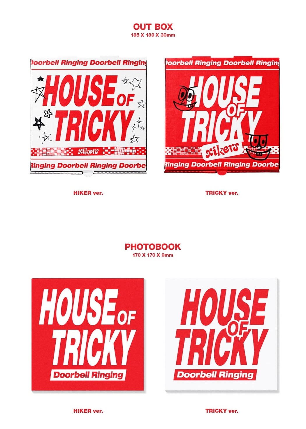 xikers Mini Album Vol. 1 - HOUSE OF TRICKY : Doorbell Ringing (Random)