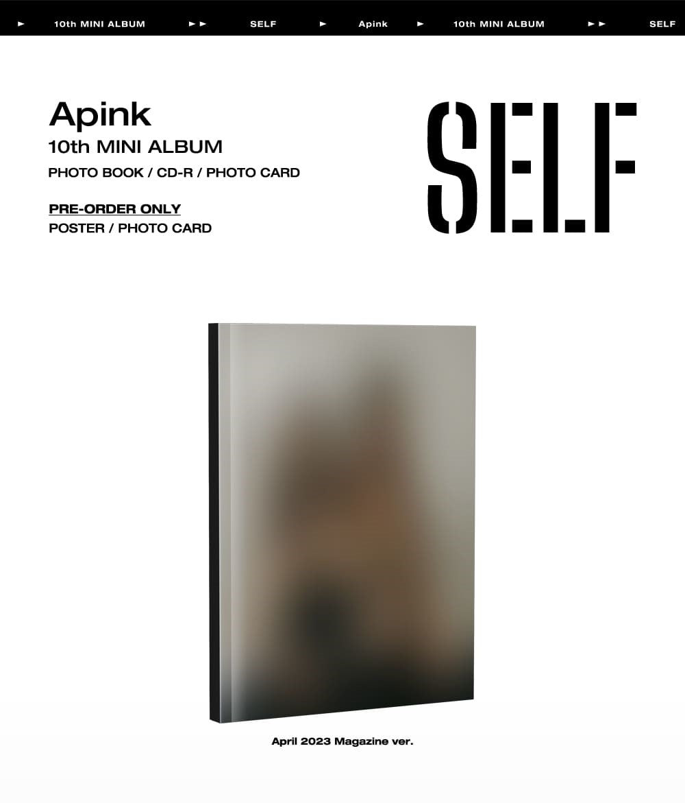 Apink Mini Album Vol. 10 - SELF [April 2023 Magazine Ver.]