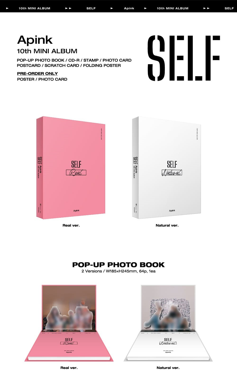 Apink Mini Album Vol. 10 - SELF (Random)
