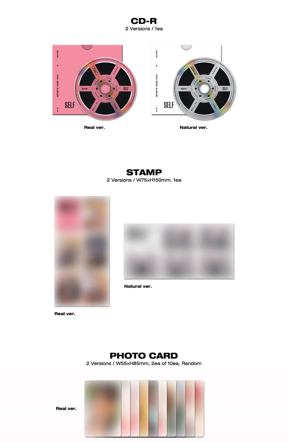 Apink Mini Album Vol. 10 - SELF (Random)