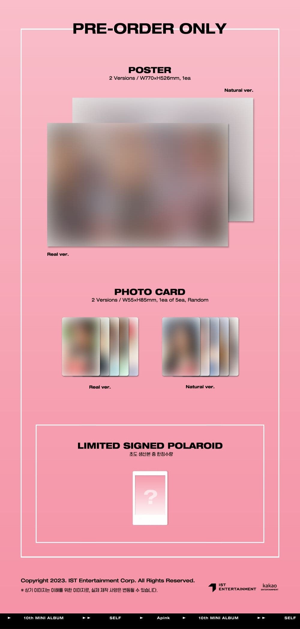 Apink Mini Album Vol. 10 - SELF (Random)
