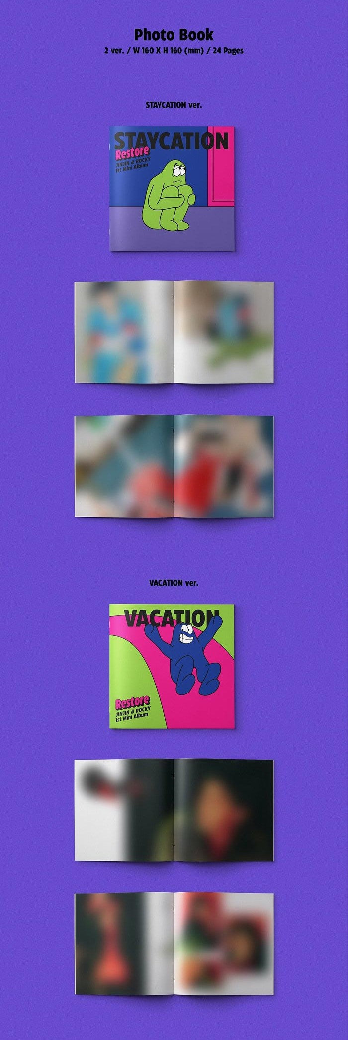 JINJIN & ROCKY (ASTRO) Mini Album Vol. 1 - Restore (Random)