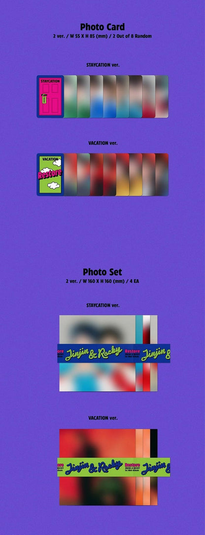 JINJIN & ROCKY (ASTRO) Mini Album Vol. 1 - Restore (Random)