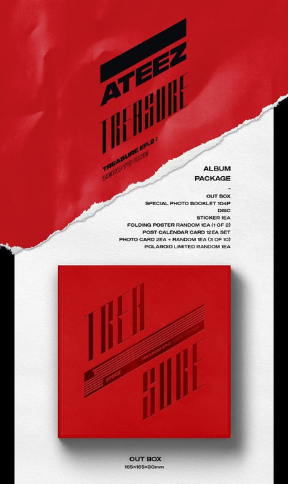 [PRE-OWNED] ATEEZ - (Mini Album) TREASURE EP.2 : Zero To One