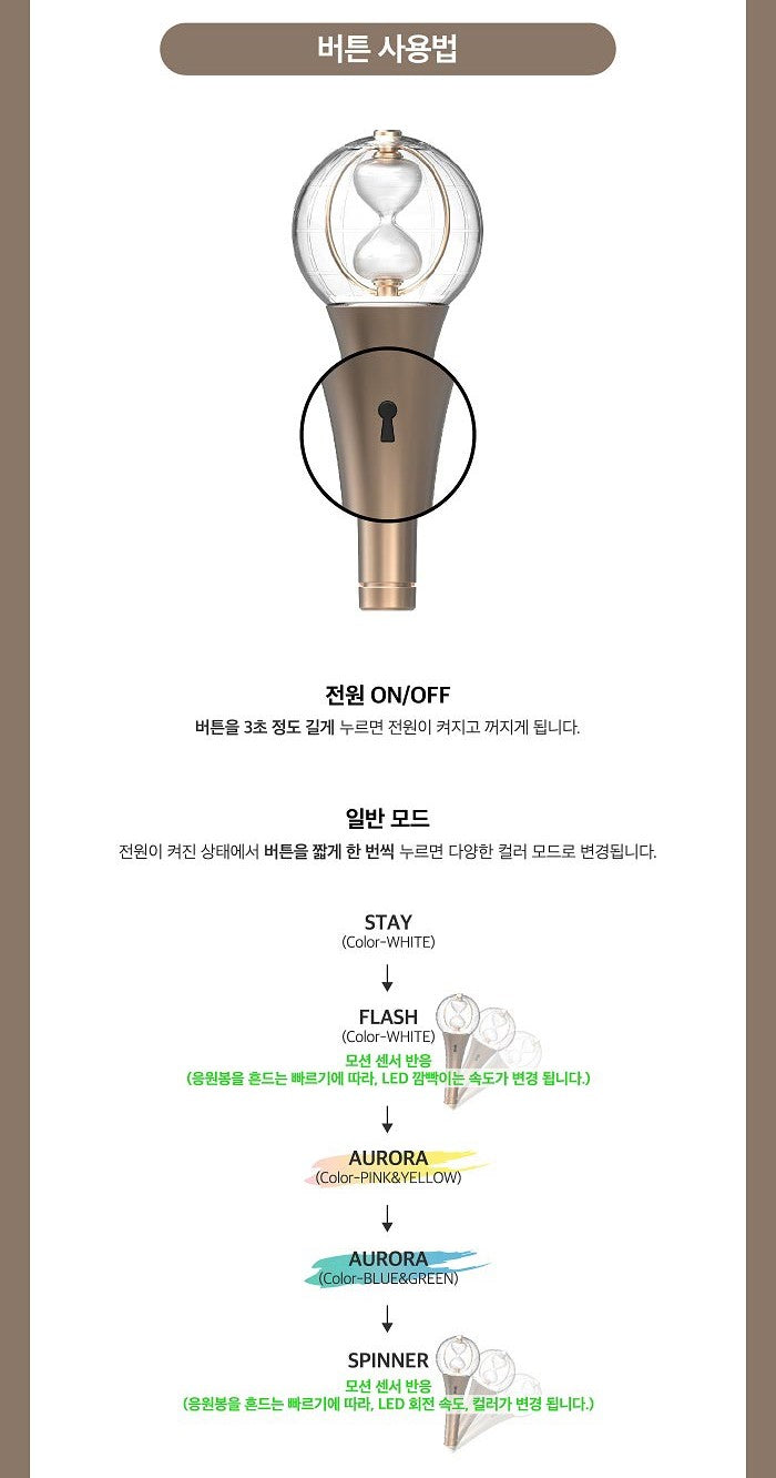 ATEEZ - WORLD TOUR [THE FELLOWSHIP: BREAK THE WALL] OFFICIAL LIGHT STICK VER.2 [Restock]