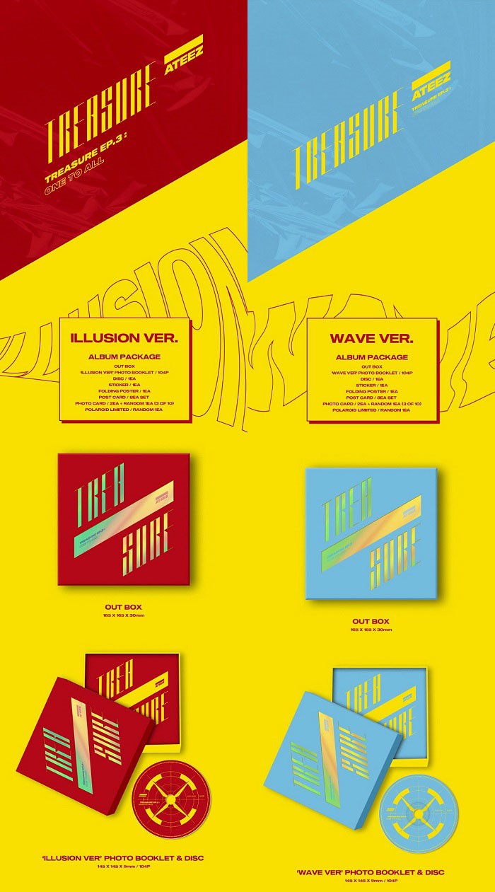 [PRE-OWNED] ATEEZ - TREASURE EP.3 : One to All﻿