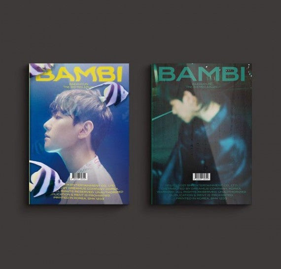 BAEKHYUN (EXO) Mini Album Vol. 3 - Bambi (Photoook Ver.) (Random)