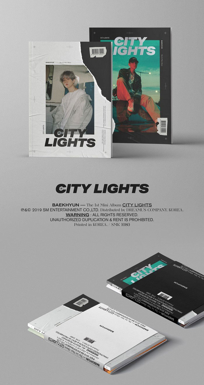 BAEK HYUN (EXO) Mini Album Vol. 1 - City Lights (Random)