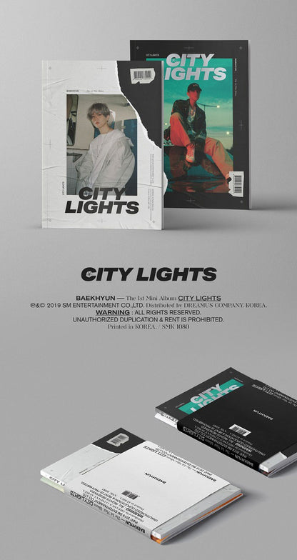 BAEK HYUN (EXO) Mini Album Vol. 1 - City Lights (Random)