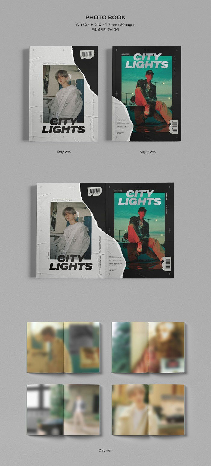 BAEK HYUN (EXO) Mini Album Vol. 1 - City Lights (Random)