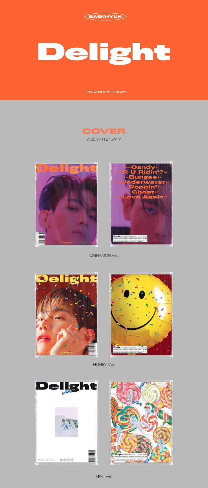 BAEK HYUN (EXO) Mini Album Vol. 2 - Delight (Random)
