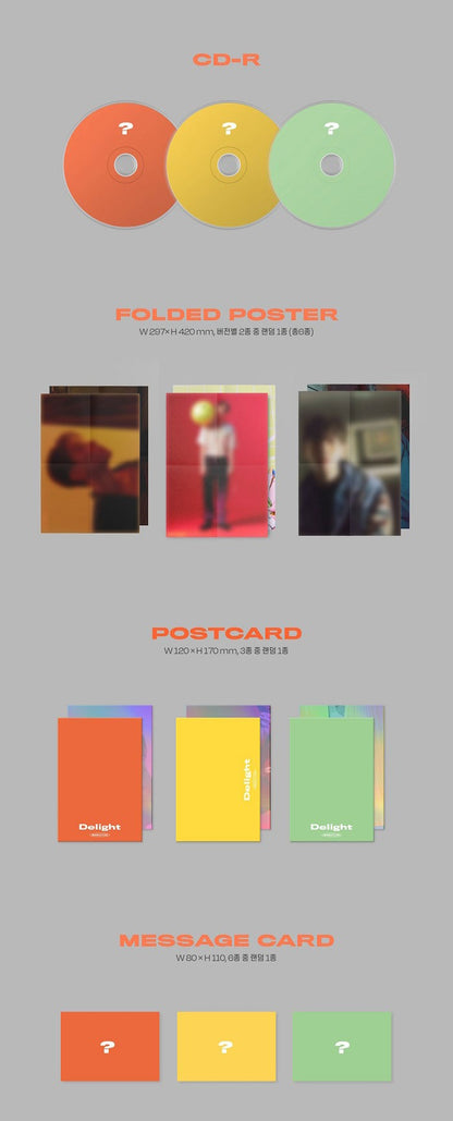 BAEK HYUN (EXO) Mini Album Vol. 2 - Delight (Random)