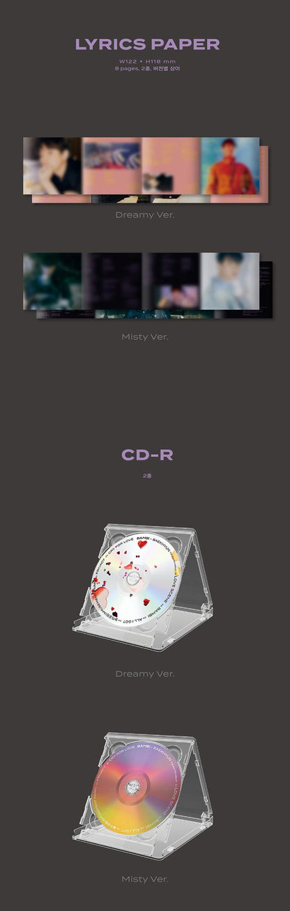 BAEK HYUN (EXO) Mini Album Vol. 3 - Bambi (Jewel Case Ver.) (Random)
