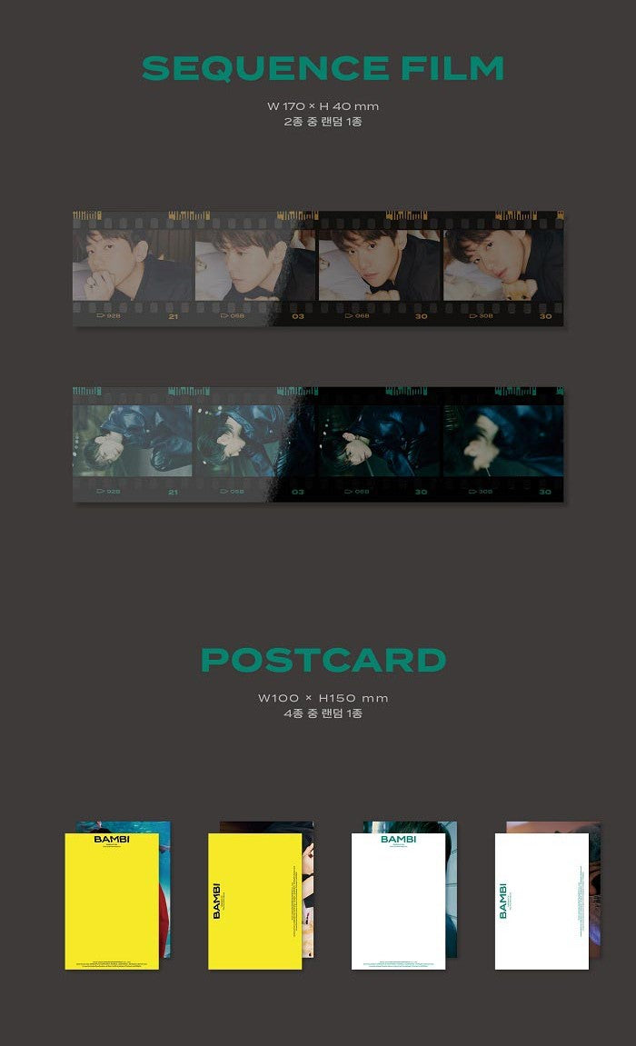 BAEK HYUN (EXO) Mini Album Vol. 3 - Bambi (Photoook Ver.) (Random)