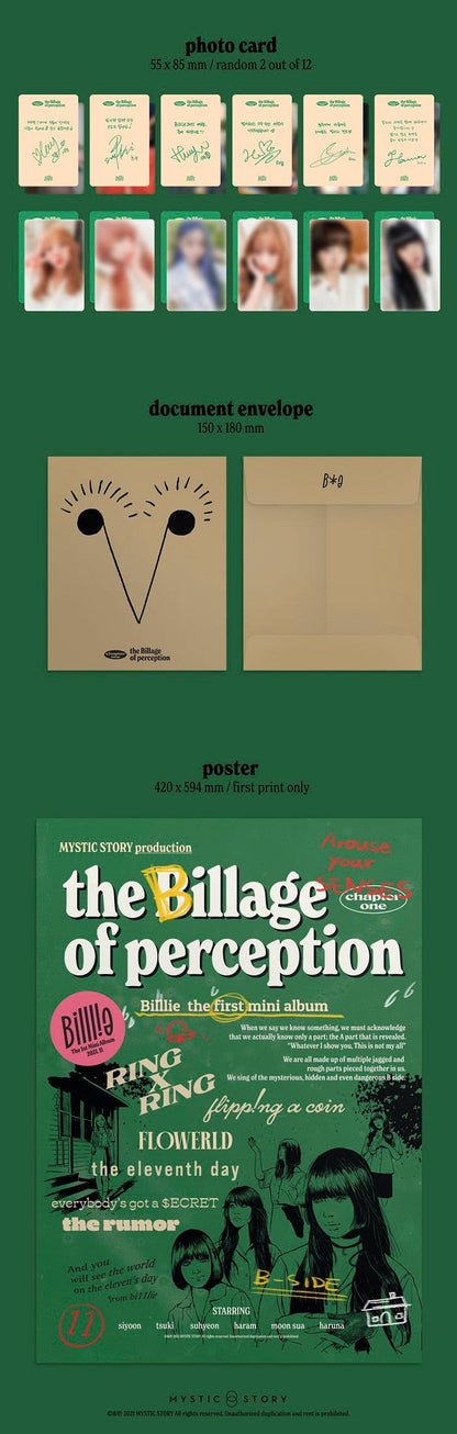 Billlie Mini Album Vol. 1 - the Billage of perception : chapter one