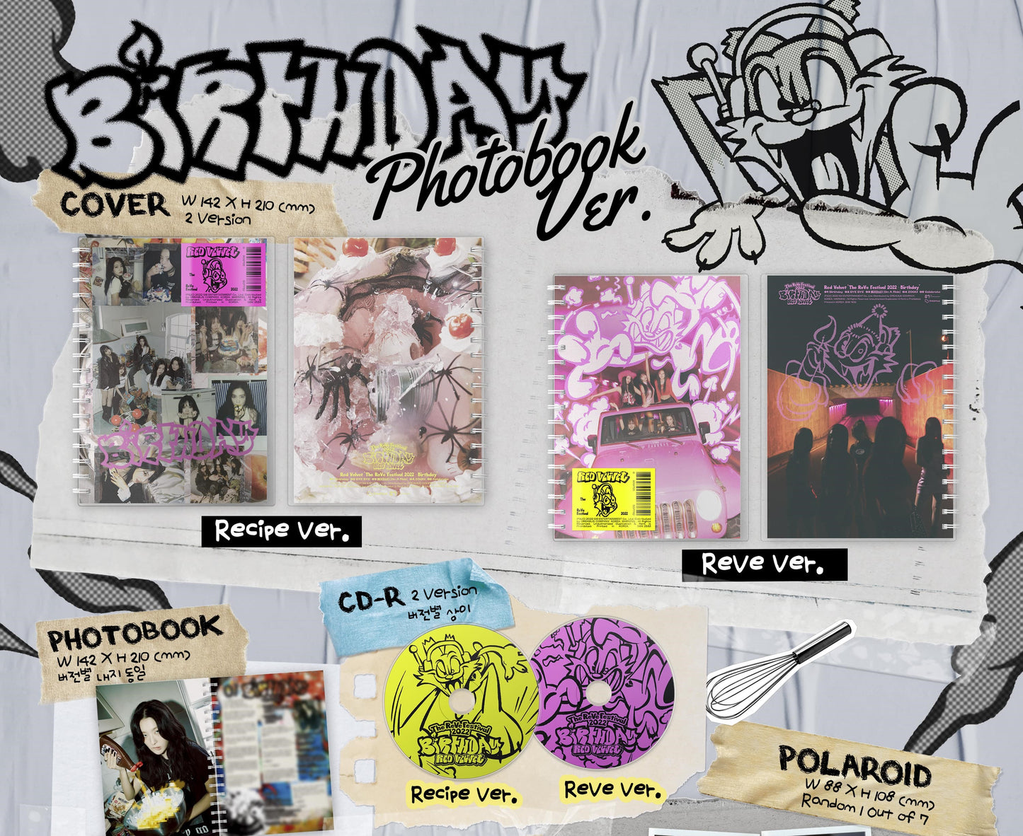 Red Velvet Mini Album - The ReVe Festival 2022 [Birthday] (Photo Book Ver.) (Random)