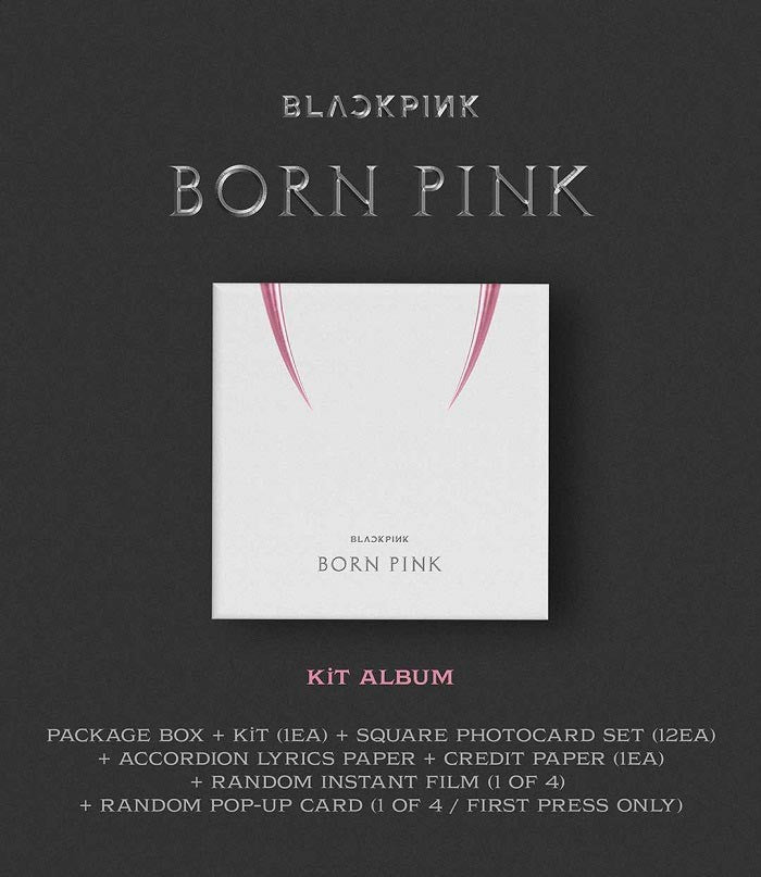 BLACKPINK - 2nd ALBUM [BORN PINK] (Kit Album)