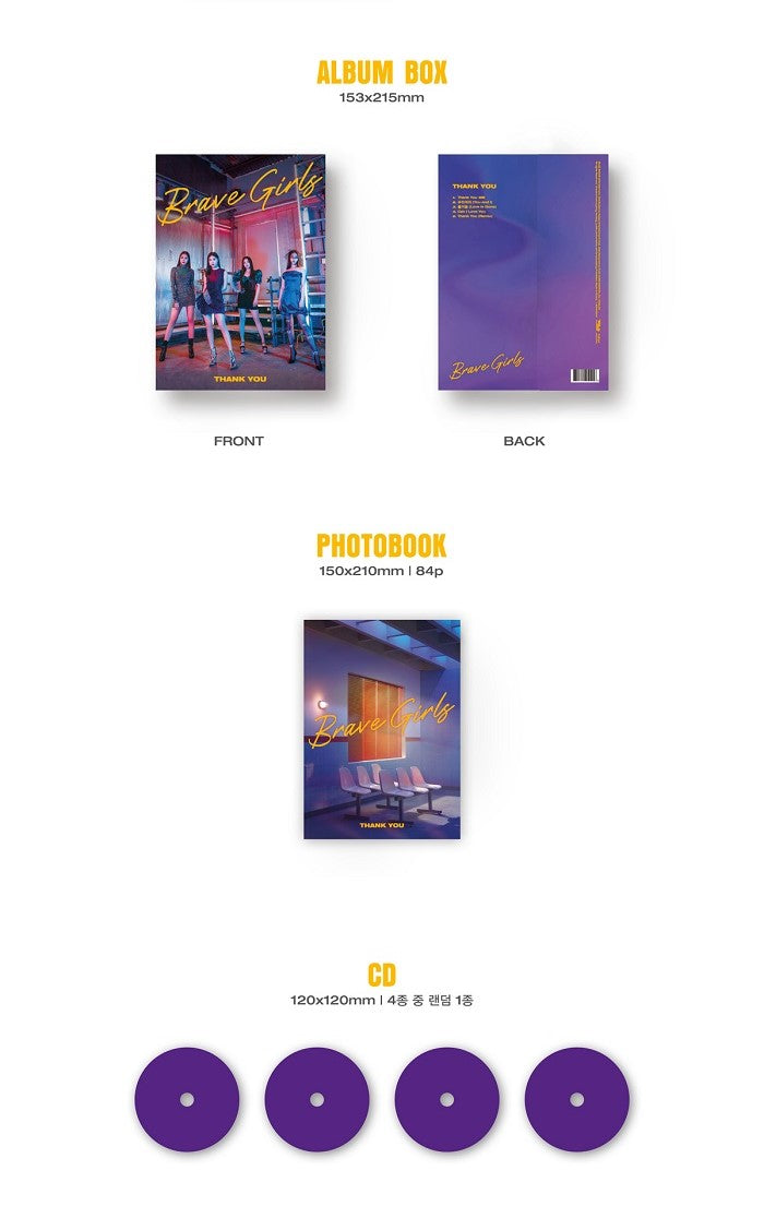 Brave Girls Mini Album Vol. 6 - Thank You
