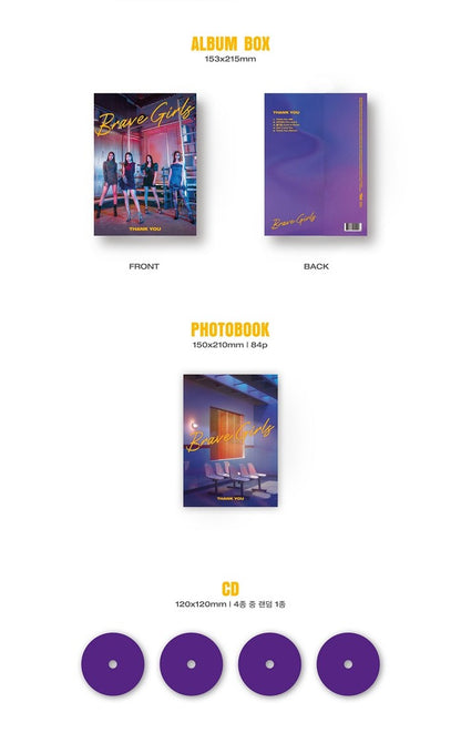 Brave Girls Mini Album Vol. 6 - Thank You