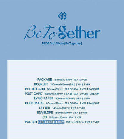 BTOB Album Vol. 3 - Be Together (Random)