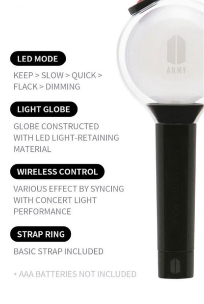 BTS OFFICIAL LIGHT STICK - MAP OF THE SOUL (Special Edition) [Restock]