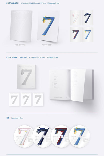 BTS - MAP OF THE SOUL : 7 (Random)﻿