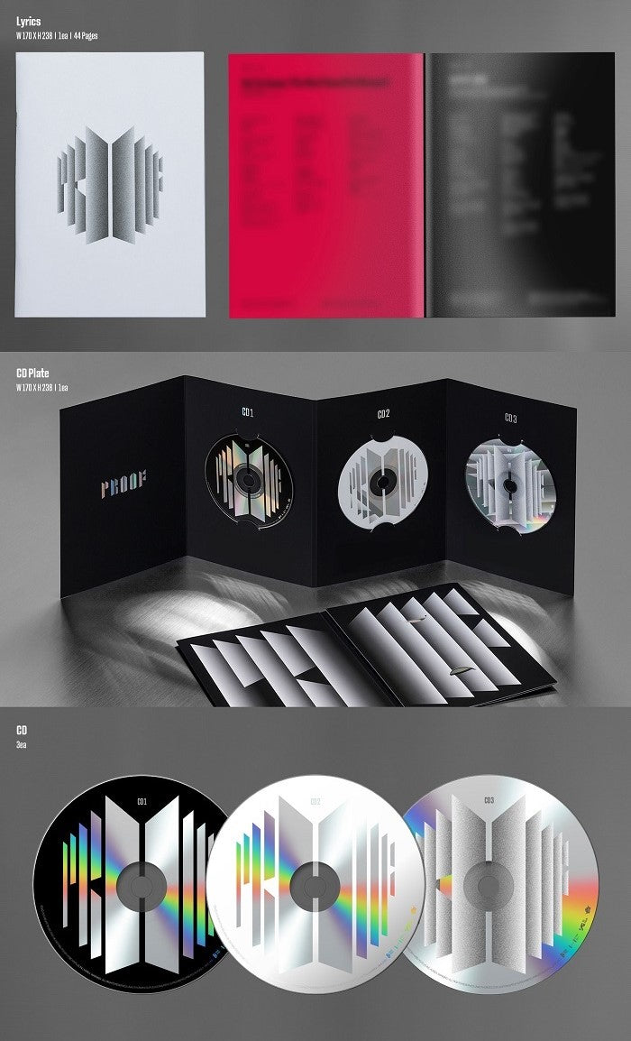 BTS Anthology Album - Proof (Standard Ver.) (3 CD)