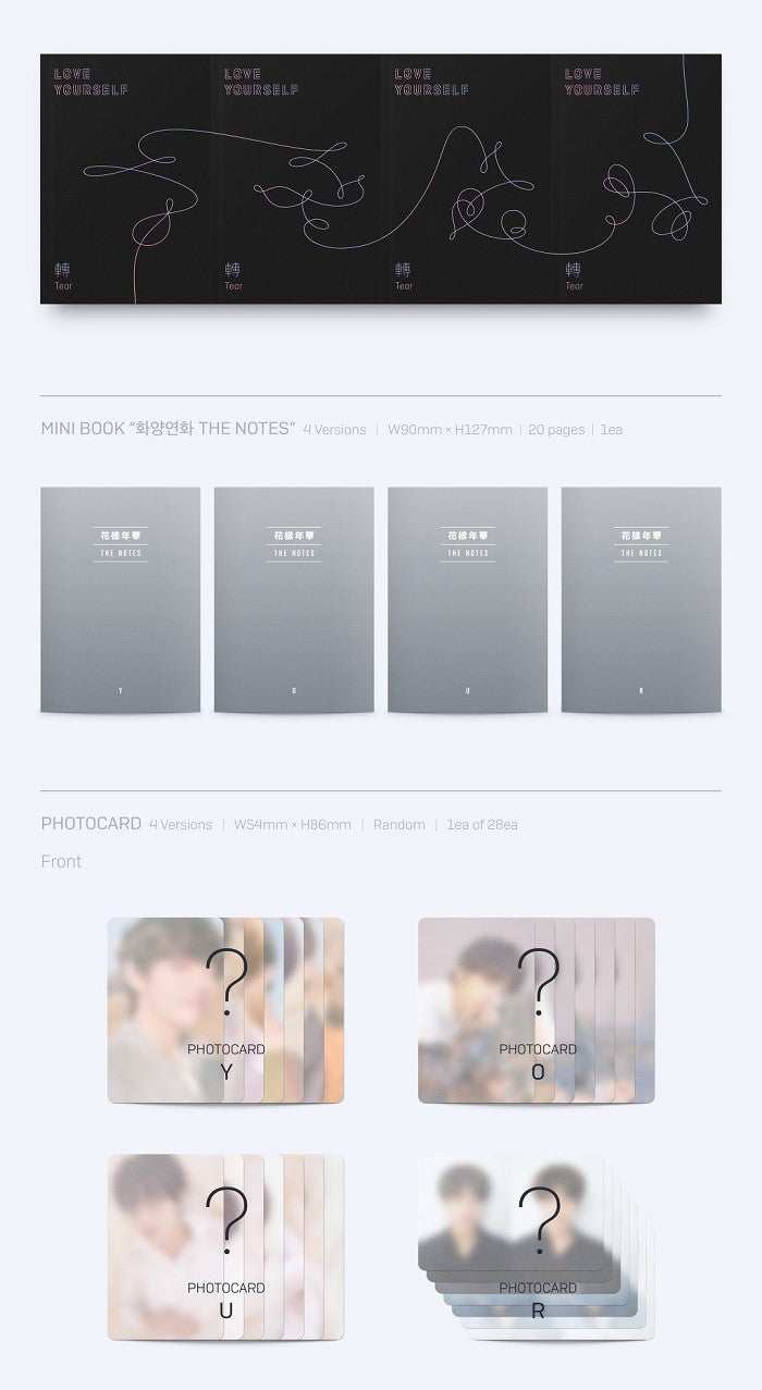 BTS Album Vol. 3 - Love Yourself 轉 'Tear' (Random)
