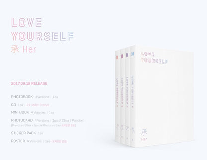 BTS Mini Album Vol. 5 - Love Yourself 承 'Her' (Random)