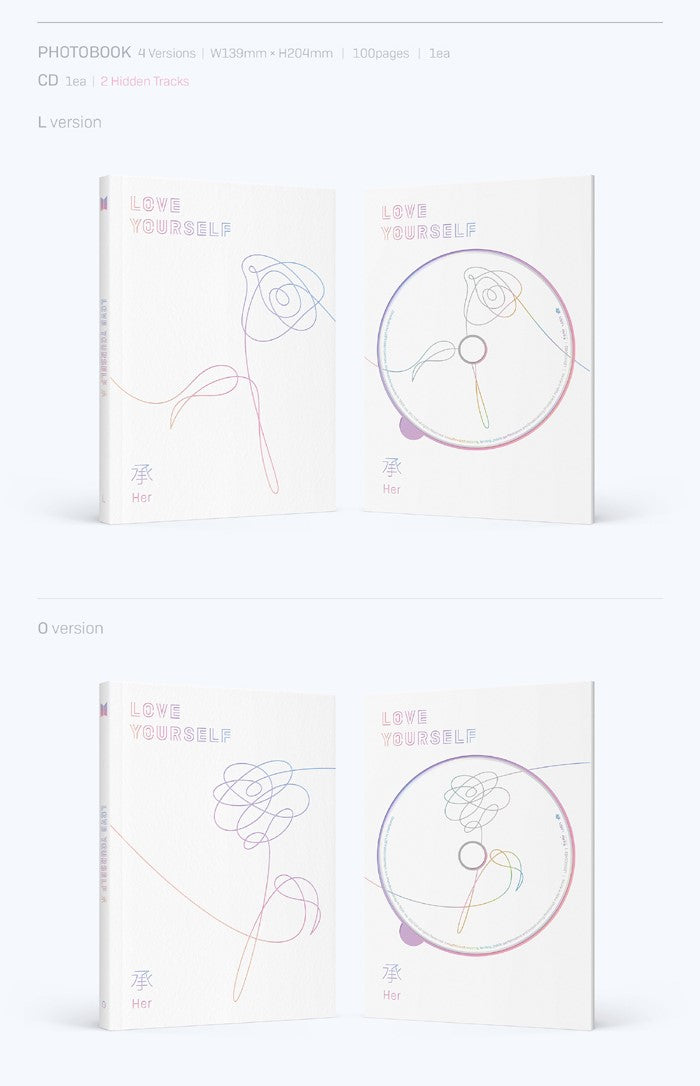 BTS Mini Album Vol. 5 - Love Yourself 承 'Her' (Random)