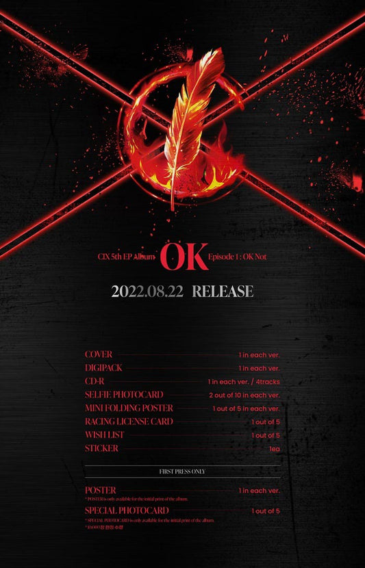 CIX EP Album Vol. 5 - 'OK' Episode 1 : OK Not (Random)