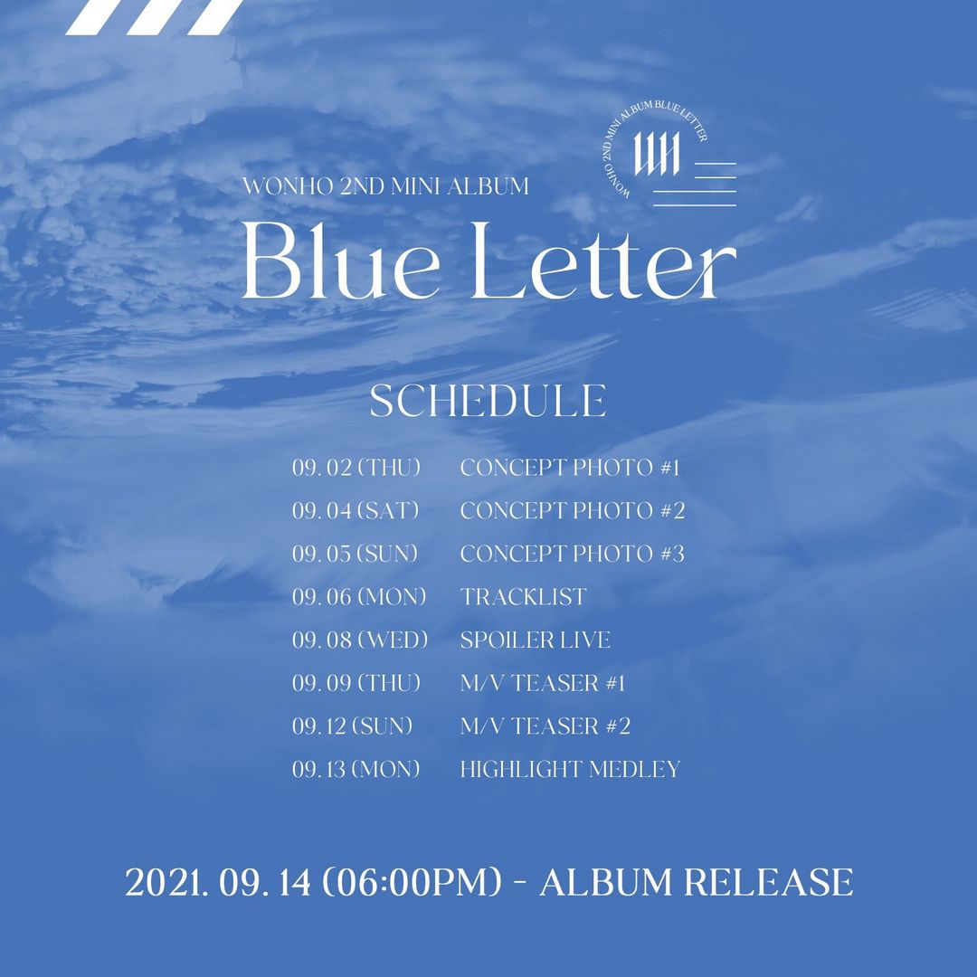 Wonho Mini Album Vol. 2 - Blue Letter (Random)