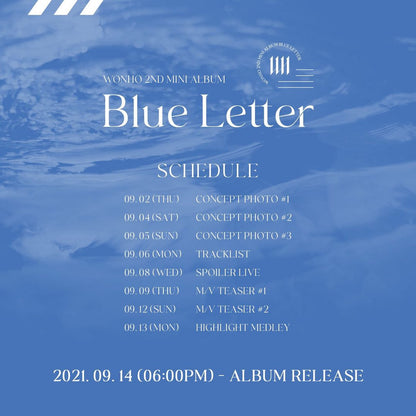 Wonho Mini Album Vol. 2 - Blue Letter (Random)