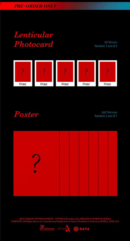 DAY6 Mini Album Vol. 6 - The Book of Us : The Demon (Random)