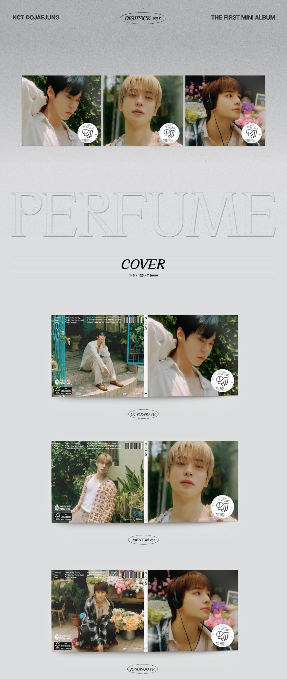 NCT DOJAEJUNG Mini Album Vol. 1 - Perfume (Digipack Ver.) (Random)