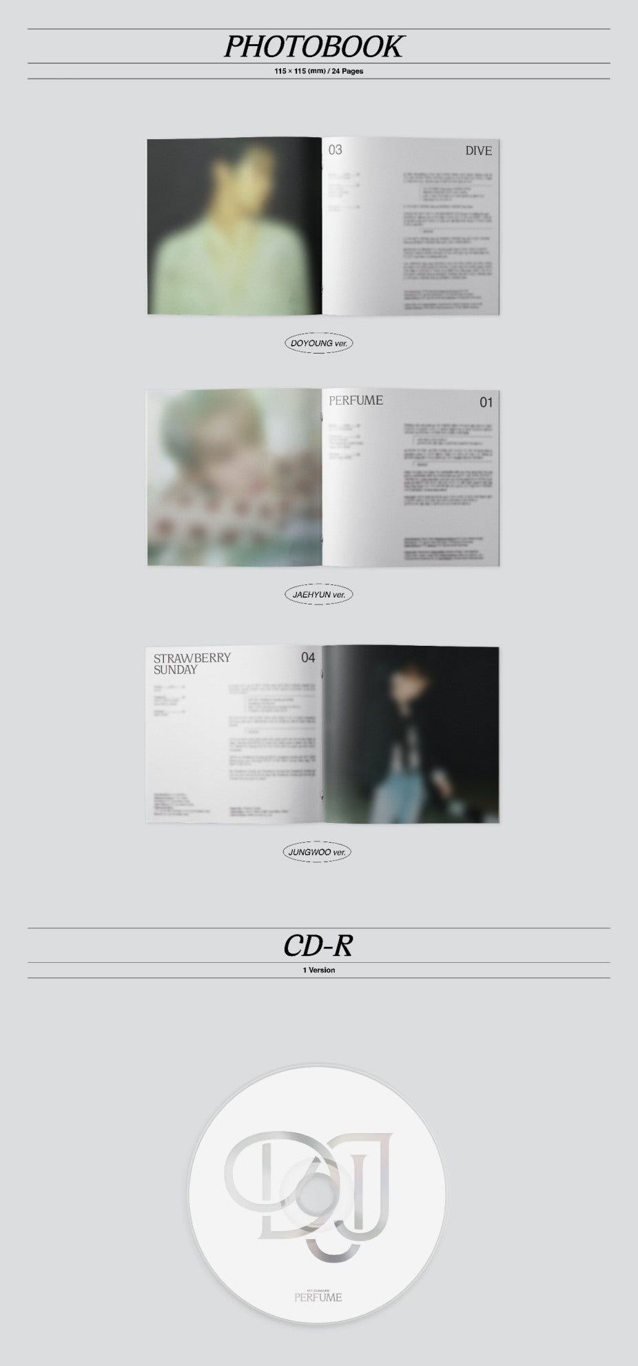 NCT DOJAEJUNG Mini Album Vol. 1 - Perfume (Digipack Ver.) (Random)