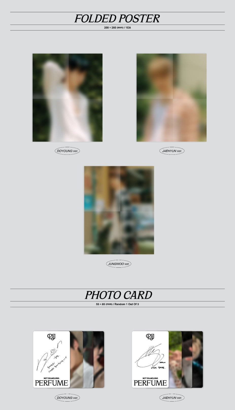 NCT DOJAEJUNG Mini Album Vol. 1 - Perfume (Digipack Ver.) (Random)