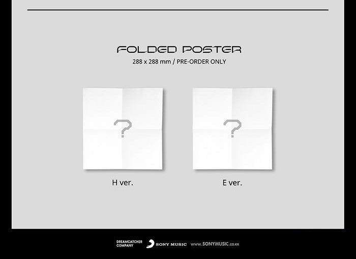 Dream Catcher Mini Album Vol. 7 - Apocalypse : Follow us (Ver. H, E) (Normal Edition) (Random)