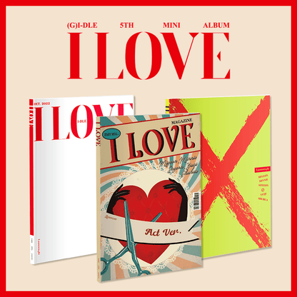 (G)I-DLE Mini Album Vol. 5 - I LOVE (Random)