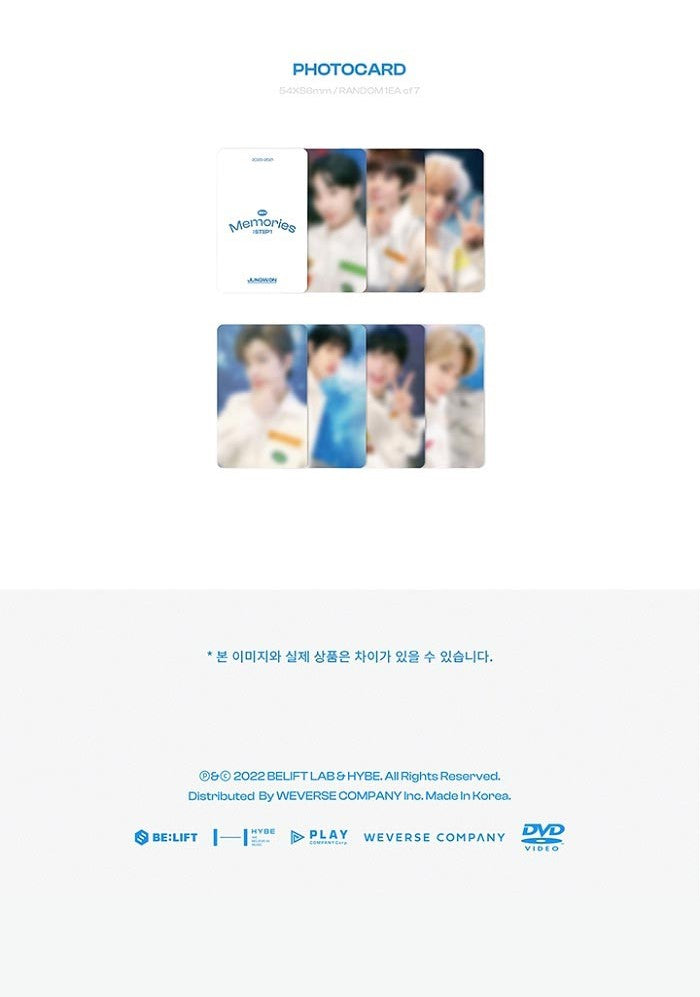 ENHYPEN - [PIECES OF MEMORIES : STEP 1] DVD (3 DISC)