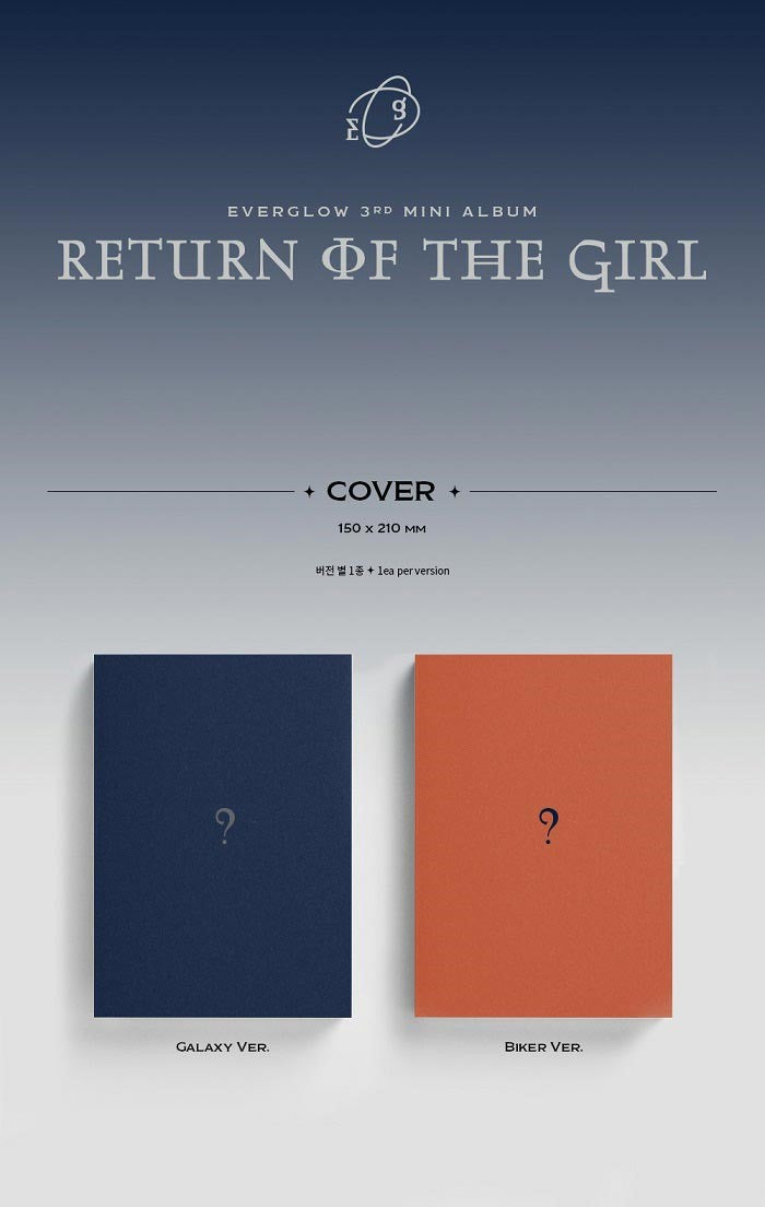 EVERGLOW Mini Album Vol. 3 - RETURN OF THE GIRL (Random)