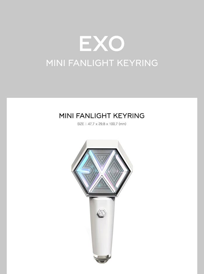 EXO - MINI FANLIGHT KEYRING