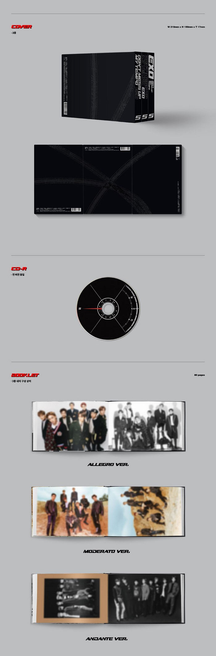 EXO Vol. 5 - DON'T MESS UP MY TEMPO (Random version)