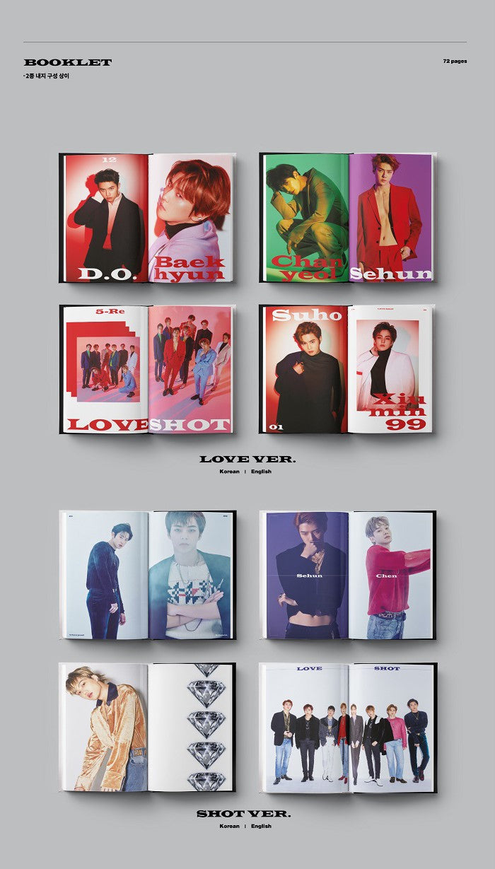 EXO Album Vol. 5 (Repackage) - LOVE SHOT (Random) [Reprint]