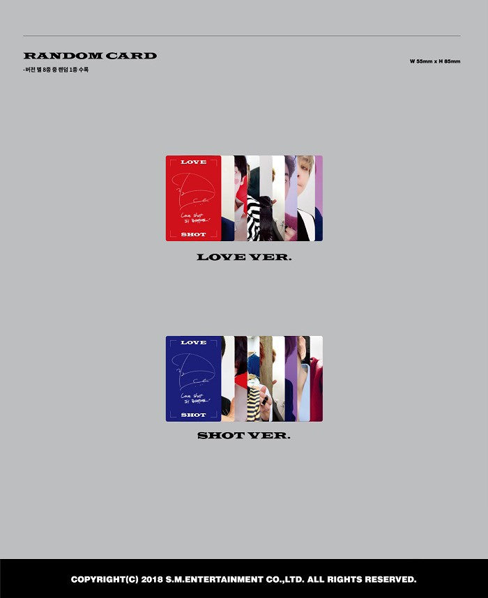 EXO Album Vol. 5 (Repackage) - LOVE SHOT (Random) [Reprint]