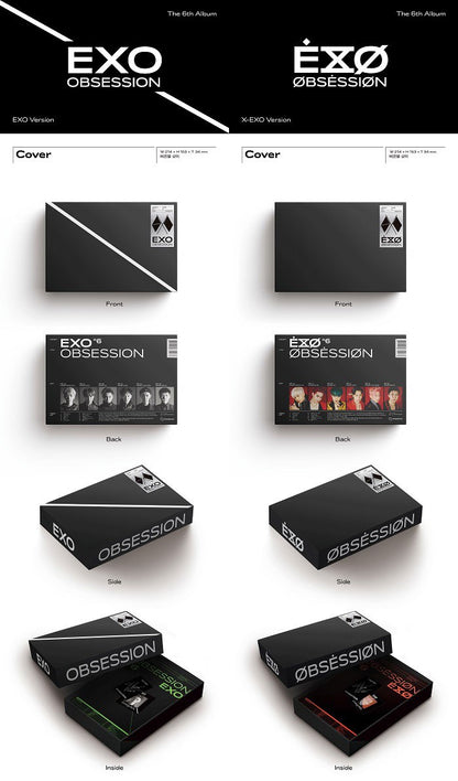 EXO Album Vol. 6 - OBSESSION (EXO & X-EXO Ver.) (Random)