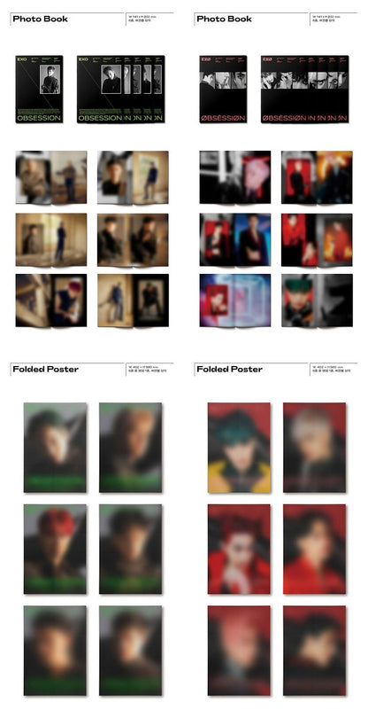 EXO Album Vol. 6 - OBSESSION (EXO & X-EXO Ver.) (Random)