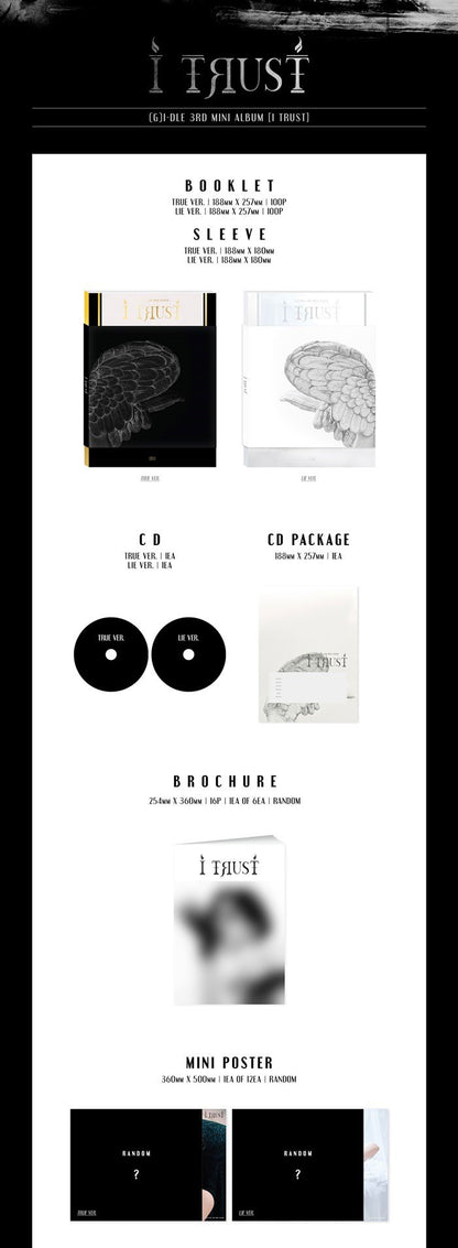 (G)I-DLE Mini Album Vol. 3 - I TRUST (Random Ver.)