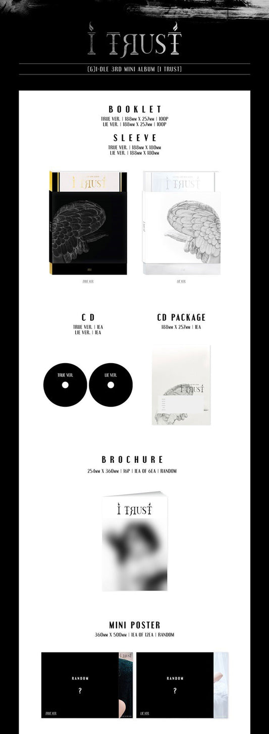 (G)I-DLE Mini Album Vol. 3 - I TRUST (Random Ver.)