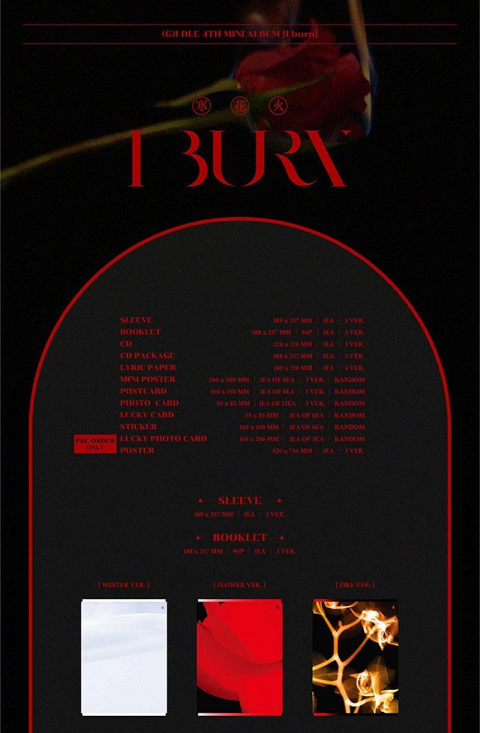 (G)I-DLE Mini Album Vol. 4 - I BURN (Random)